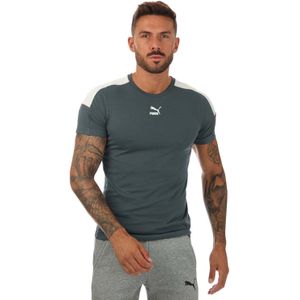 Puma - CLSX - T-shirt - Grijs - Heren