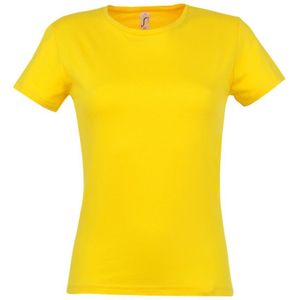SOLS Dames/dames Miss Korte Mouwen T-Shirt (Goud) - Maat L