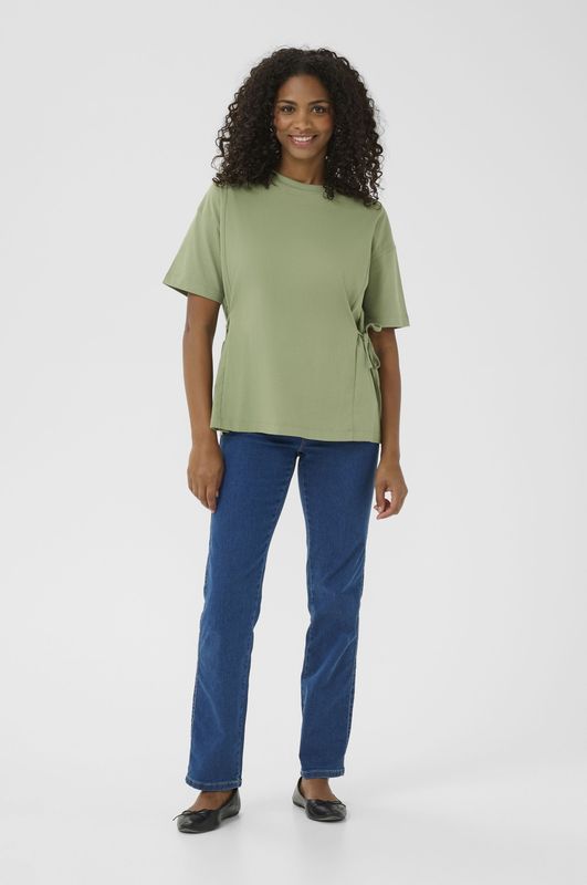 Kaffe - Kadanny T-Shirt - T-shirt - Oil Green - 100% Katoen