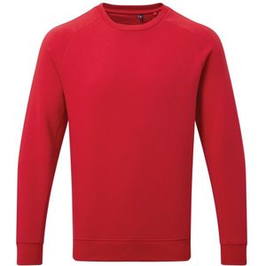 Asquith & Fox Heren Organische Bemanningsleden Hals Trui (Kersenrood)