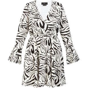 faina jurk - zebraprint sookie
