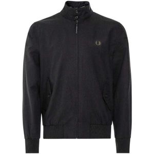 Fred Perry Unisex effen jasje voor volwassenen (Zwart)