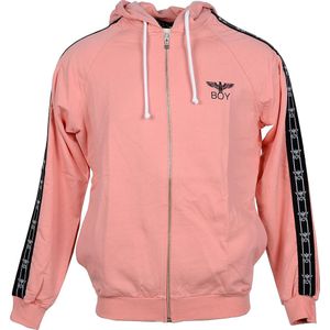 Zip-up Hoodie met Zijkantape-details