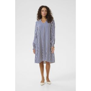 Jurk Relaxed fit blue white