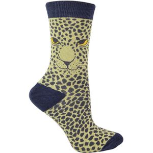 1 verpakking dames noviteit sokken met dierenpatroon van bamboe