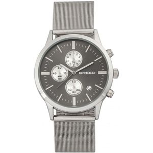 Breed Espinosa chronograaf mesh-armband horloge met datum