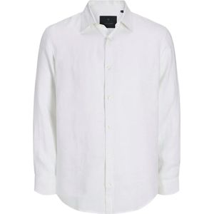 Jack And Jones Heren Linnen Shirt (Helder Wit)
