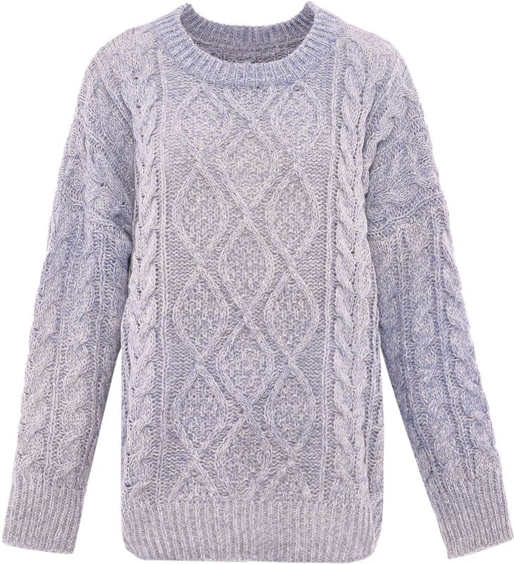 MYMO - Gebreid Vest - Opaal - Losse Pasvorm - Lange Mouw