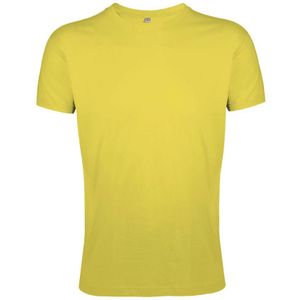 SOLS Heren Regent Slim Fit T-Shirt met korte mouwen (Honing)