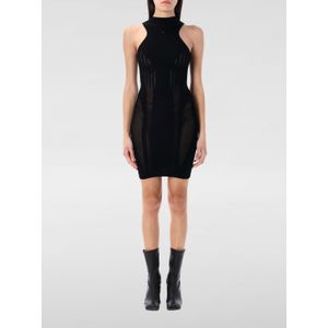 Gebreide Mini-jurk met Uitsnede-details