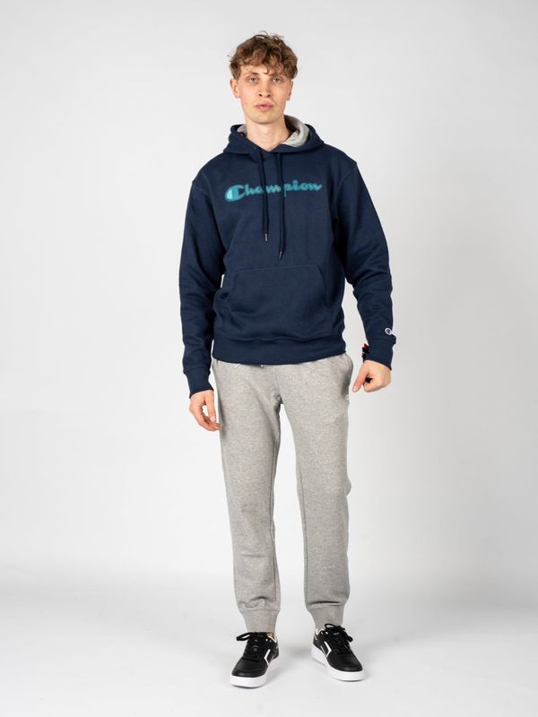 Champion - Hoodie - Blauw - Heren