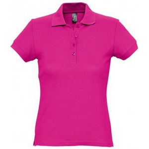 SOLS Dames dames Passion Pique Poloshirt met korte mouwen (Fuchsia)