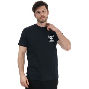 Timberland - YC Back Stack - T-shirt - Navy
