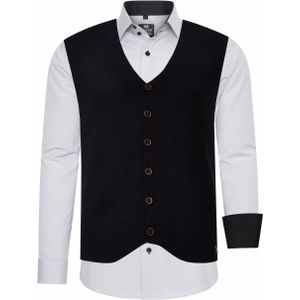 Shirt met vest set van 2