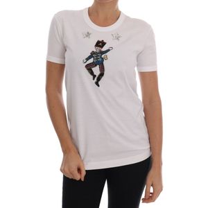 Dolce & Gabbana - Fairy Tale - T-shirt Blouse - Wit - Korte Mouwen