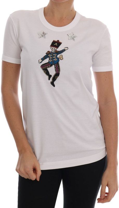 Dolce & Gabbana - Fairy Tale - T-shirt Blouse - Wit - Korte Mouwen