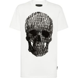 T-Shirt Ronde Hals Skull And Plein