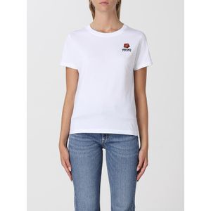 Bloemengeborduurde T-shirt