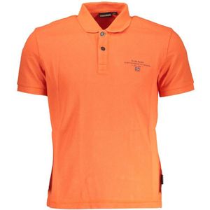 Napapijri Elbas 4 Korte Mouw Poloshirt Oranje S Man
