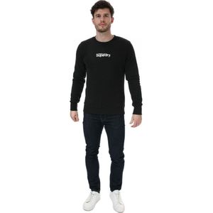 Superdry Essential sweatshirt met Core-logo voor heren, zwart