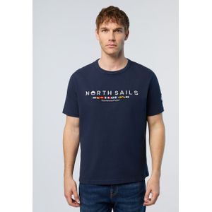 North Sails T-shirt With flag print