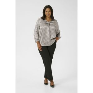 Blouse met lange mouwen Regular fit Steeple Gray/Black Dot grey