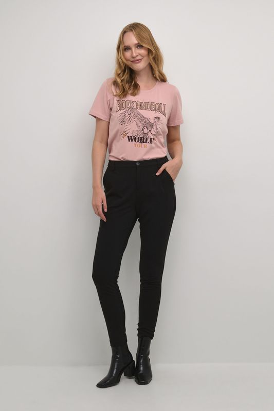 Pantalons - Relaxed Fit - Lange Lengte - Zwart - 63% Polyester, 33% Viscose, 4% Elastaan