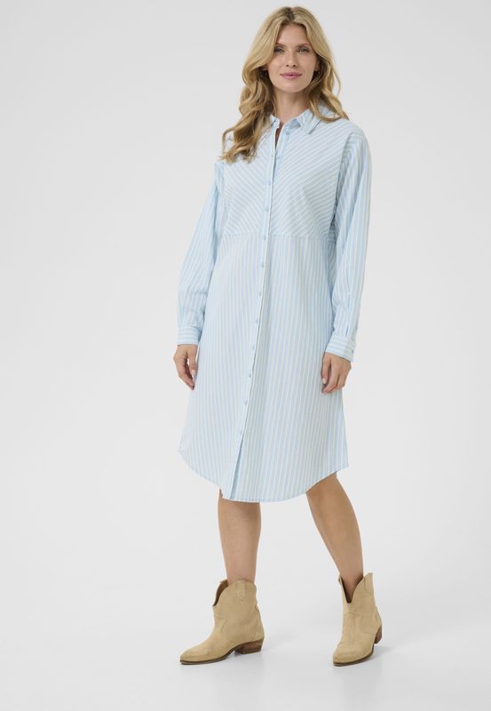 Jurk Loose fit Clear Blue Stripe