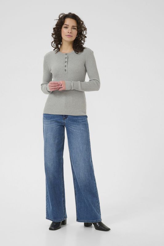 Pullover - KAomi Slim Fit - Grijs - Dames