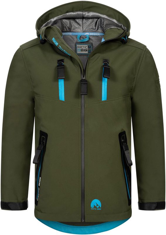 Arctic Seven Heren Softshell Jas AS-306 – Outdoor Functiejas, Waterafstotend, Winddicht
