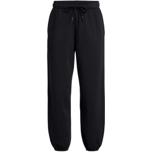 Under Armour Dames Woordmerk Fleece Icon Oversized Joggingbroek (Zwart)