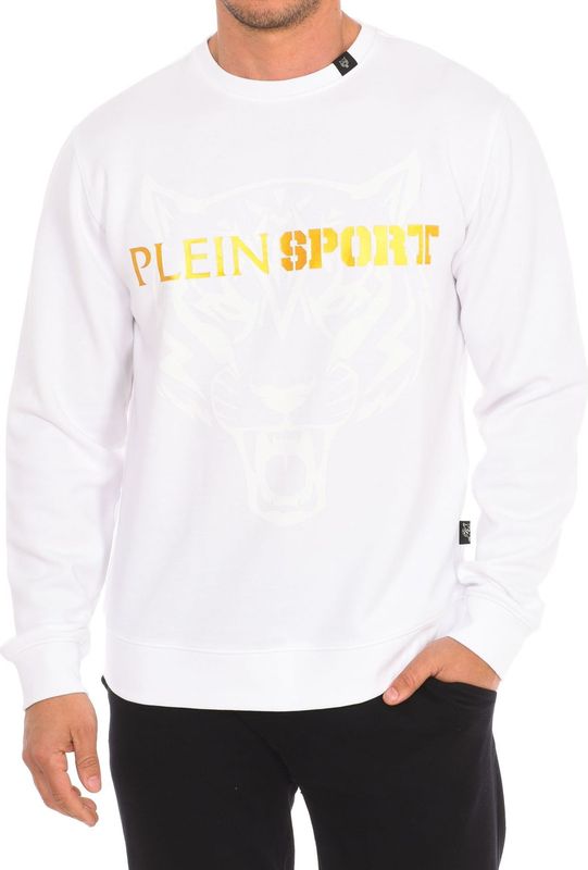 Plein Sport - Ronde Hals Sweatshirt - Wit - Heren