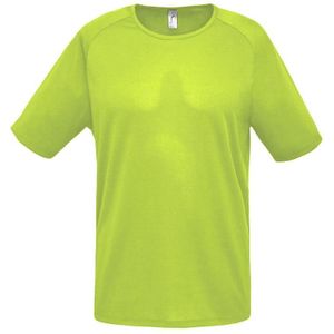 SOLS Heren Sportief T-Shirt Met Korte Mouwen Performance (Appelgroen) - Maat XS