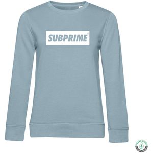 Subprime - Dames Sweaters Sweat Block Sky Blue - Blauw