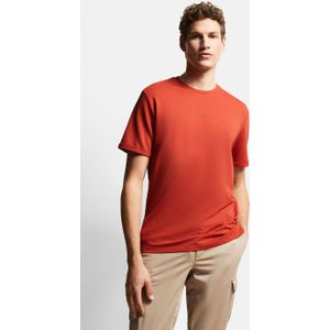 Bugatti Herren T-shirt met discrete bugatti-opdruk