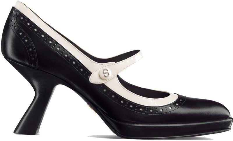 Dior - Mary Jane Pumps - Zwart - Leer - Dames