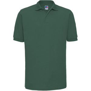 Russell Heren Ripple Collar & Manchet Poloshirt met korte mouwen (Fles groen)