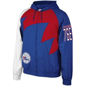 Mitchell & Ness Haaientand Philadelphia 76ers Heren Jas