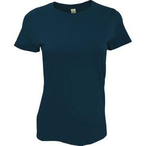 SOLS Dames/dames Imperial Heavy Short Sleeve T-Shirt (Aardolie blauw)