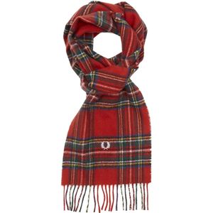 Fred Perry Royal Stewart rode tartan sjaal