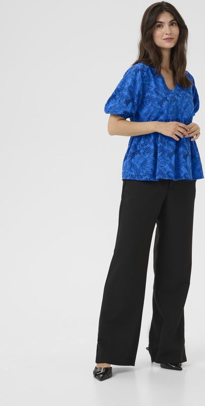 Blouse met korte mouwen CUtaylar Relaxed fit navy blue