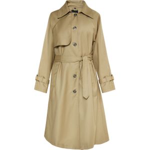 Dreimaster Trenchcoat Dames beige