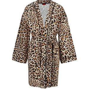 Hugo Dames/Dames Kimono Toga met luipaardprint (Veelkleurig)