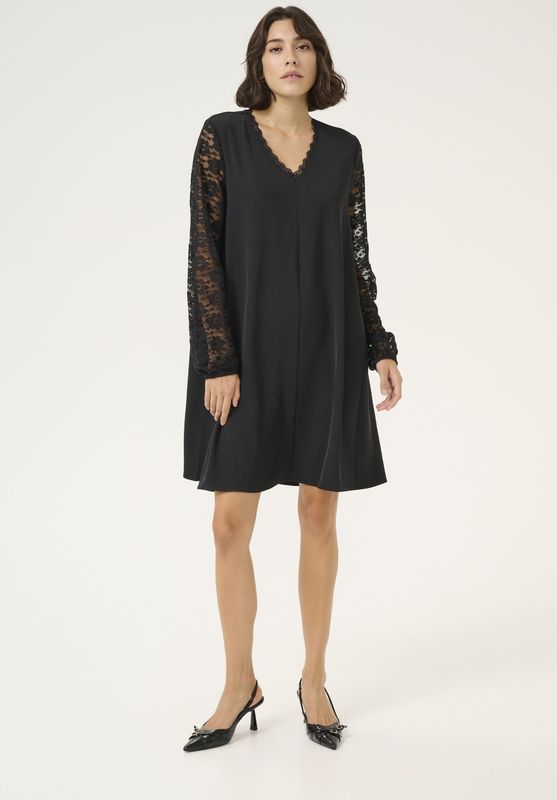 Kaffe - KA Mille - Jurk - Zwart - Blousejurken