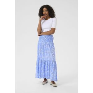 Kaffe - KAmaxi Smock Rok - Blauw - Maxi-lengte