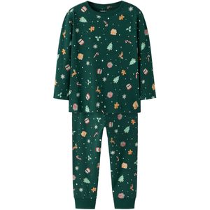 Name It - Pyjama - Vrolijk Kerstmotief - Twee-delig - Zacht