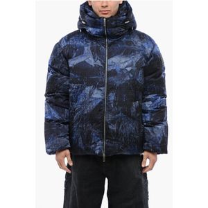 Monogram gewatteerd SIERRA LEONE-jack in blauw