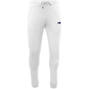 Aquascutum Heren Sweatpants In White - Maat 2XL