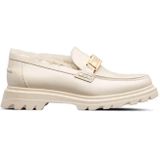 Dior - Witte Leren Loafers - Leer