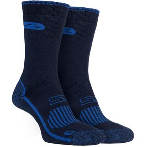 Set van 2 herensokken van versterkt katoen voor intensief gebruik - SBGMS001NVY